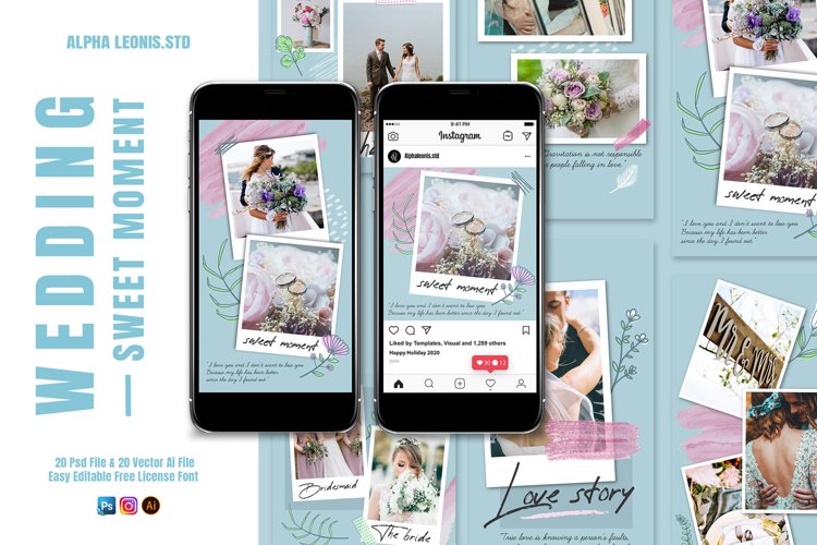 Wedding Sweet Animated Stories Post example image 1