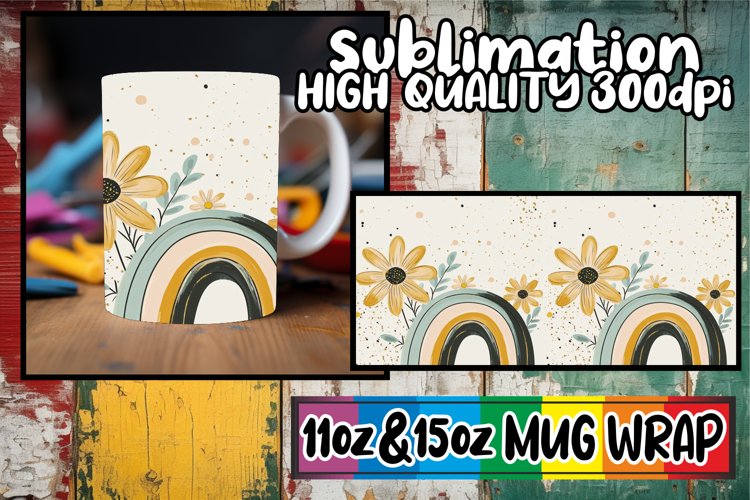 Cozy vibes sublimation print wrap, Flower