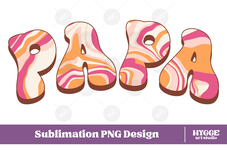 papa Png Retro Retro Mothers Day Mom Sublimation