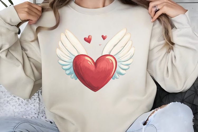 Cute Watercolor Valentines Day Clipart PNG