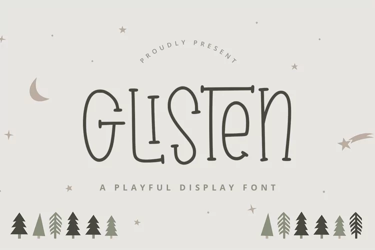 Glisten - Playful Font