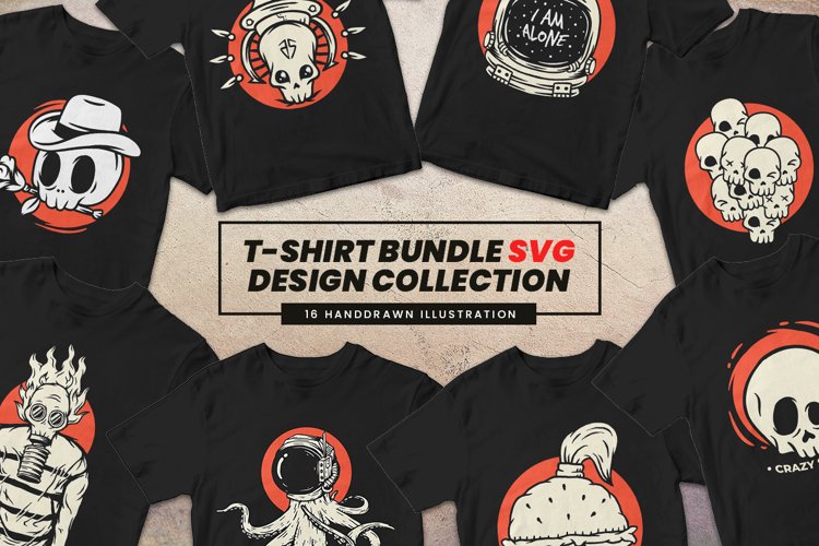 T-Shirt Bundle SVG Designs Collection #1 example image 1
