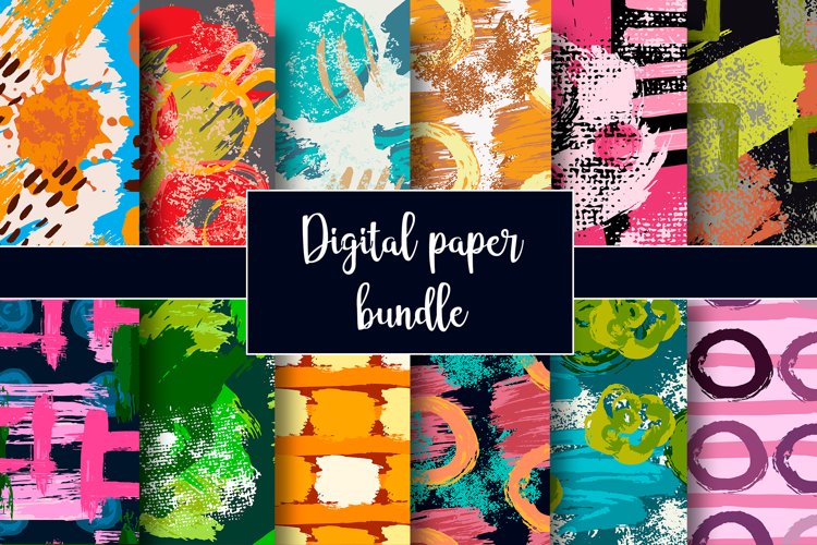 Seamless pattern with colorful element