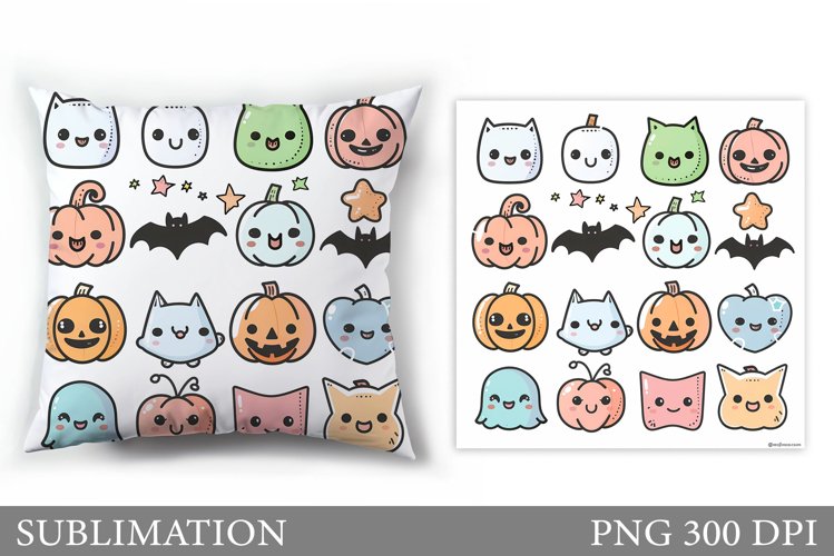 Halloween Pillow Sublimation. Halloween Sublimation example image 1