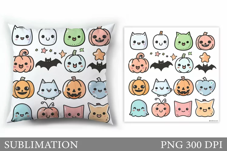 Halloween Pillow Sublimation. Halloween Sublimation