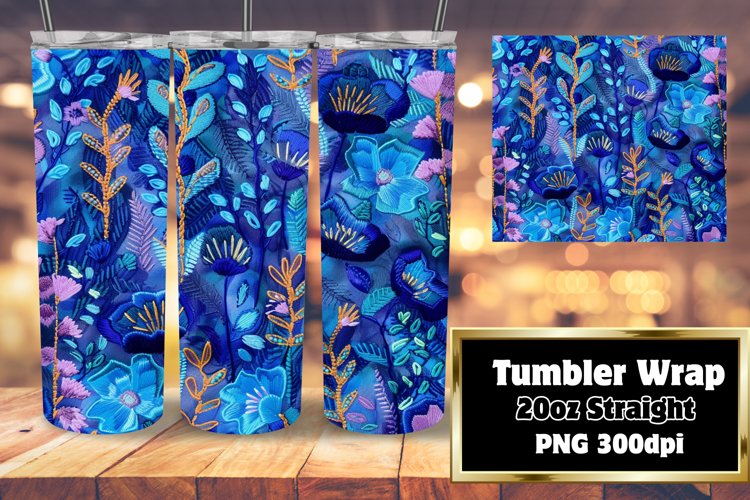 Vibrant Abstract 20oz Tumbler Sleeve example image 1