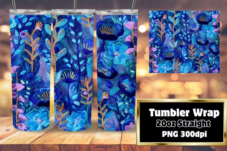 Vibrant Abstract 20oz Tumbler Sleeve