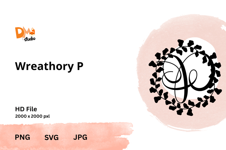 Wreath Monogram SVGs Image 2