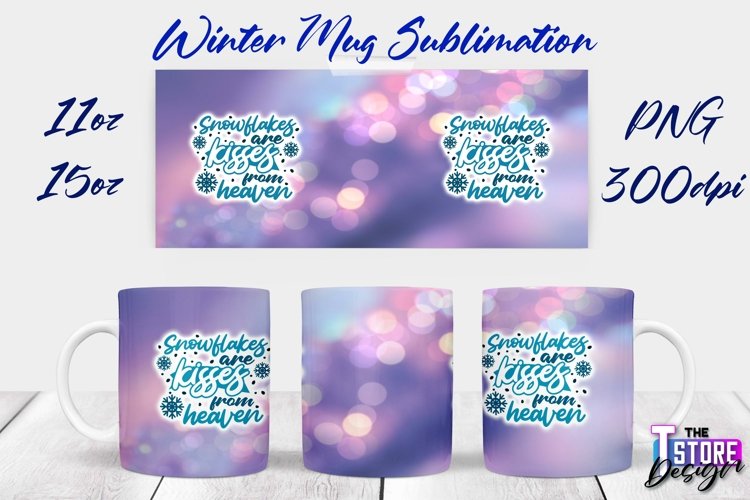 Winter Mug Sublimation | Winter 11 oz |15 oz Mug Sublimation example image 1