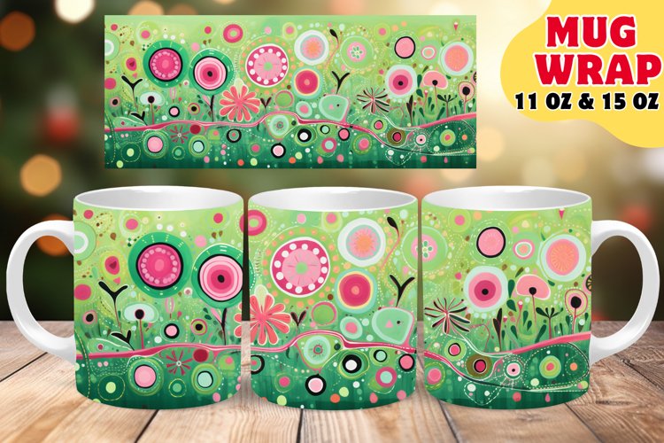 Spectrum of Creativity: Abstract Mug Wrap example image 1