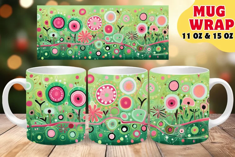 Spectrum of Creativity: Abstract Mug Wrap