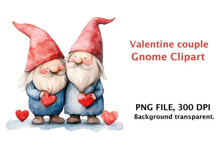 Valentine Gnome Clipart Image 20