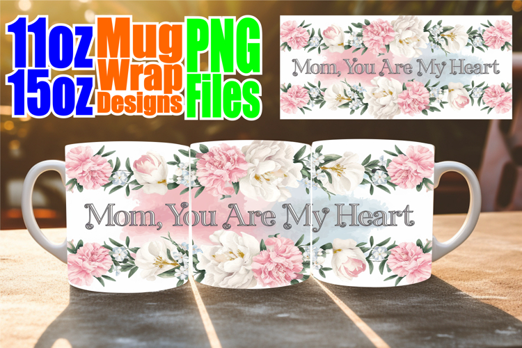 Cheerful journeys 11oz 15oz sublimation wrap, Mothers Day