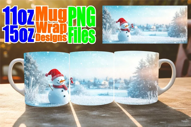Enchanted mornings sublimation print, Winter