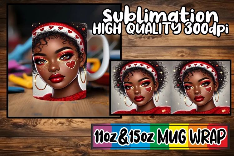 Magical sunsets sublimation print wrap, Love Girl