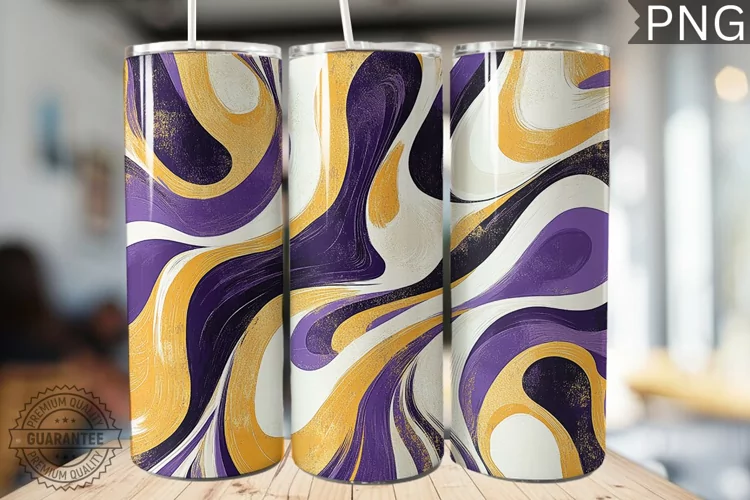 Abstract Pattern Tumbler Warp - High Quality 300 Dpi
