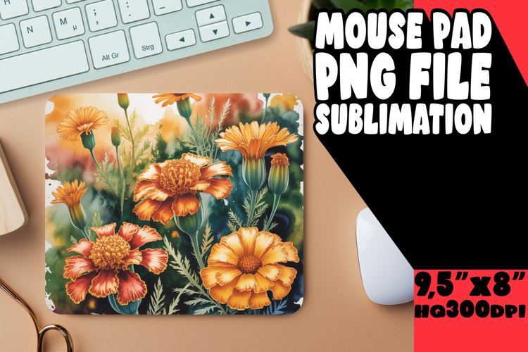 Timeless Mouse Pad Designs Sublimation, Flowers
