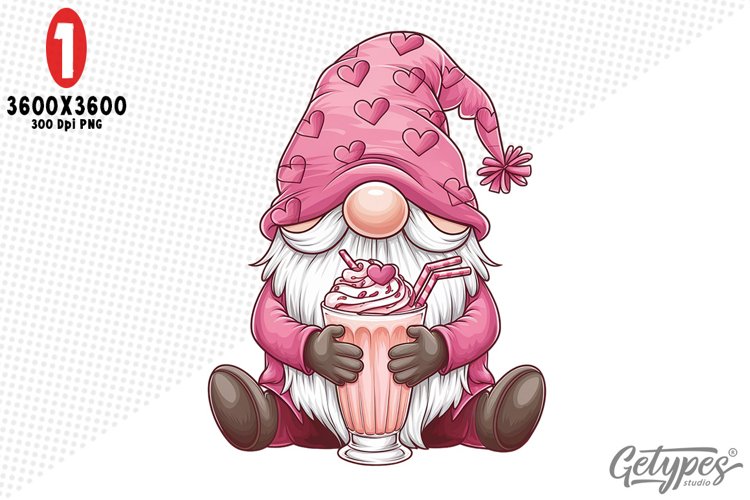 Valentine Gnome Clipart Image 7