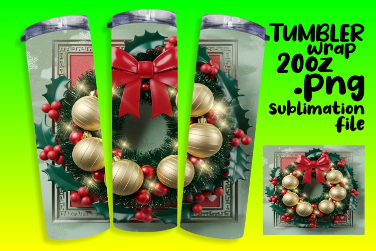 Christmas Tumbler Wrap Image 13