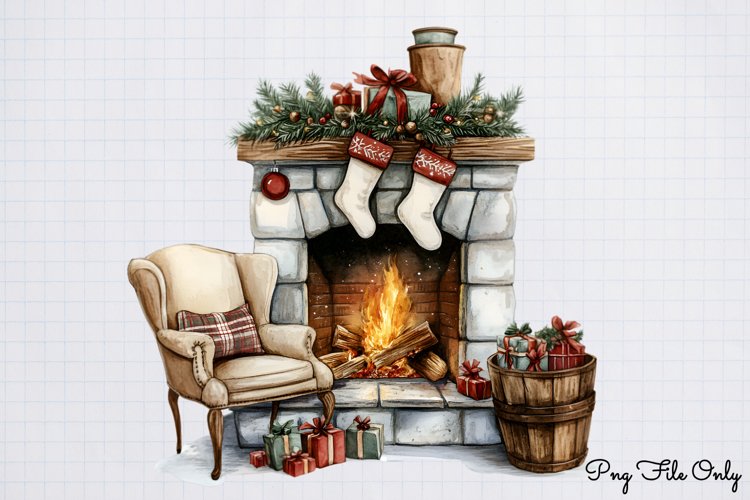 Cozy Christmas Clipart PNG