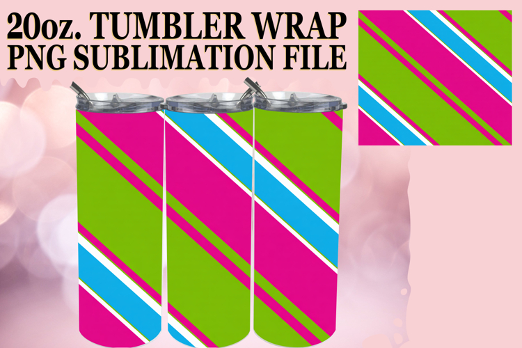 GIFT OF BLISS 20oz TUMBLER WRAP, Funky Pattern