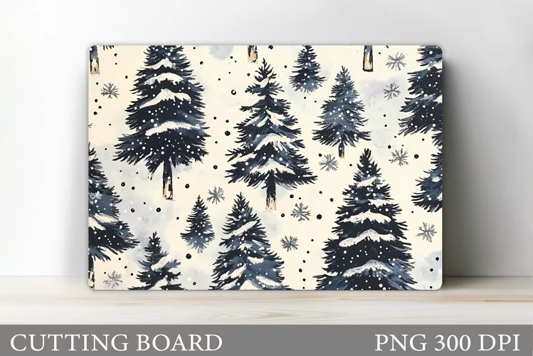 Christmas Tree Cutting Board. Christmas Tree Sublimation
