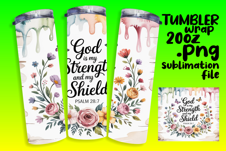 Custom 20oz Sublimation File , Christian
