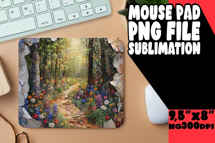 Waterfall Haven 3D Mousepad Sublime Nature