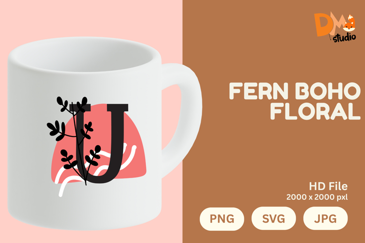 Boho Floral Svg Image 24
