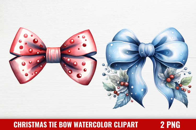 Christmas Bow Clipart Image 13