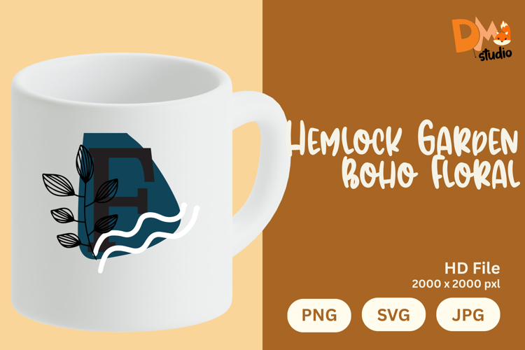 Boho Floral Svg Image 19