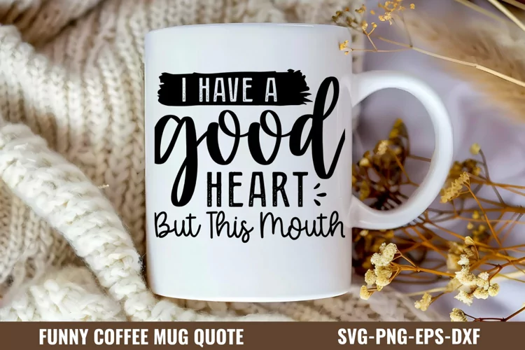 I have a good heart but this mouth SVG