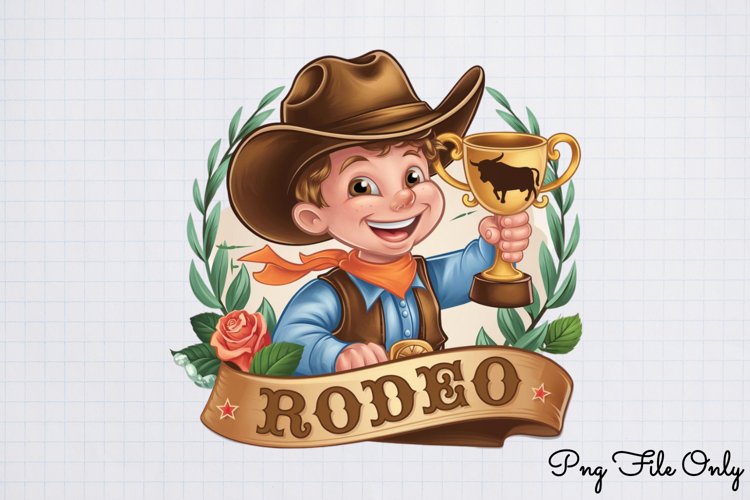 Little Cowboy Clipart PNG