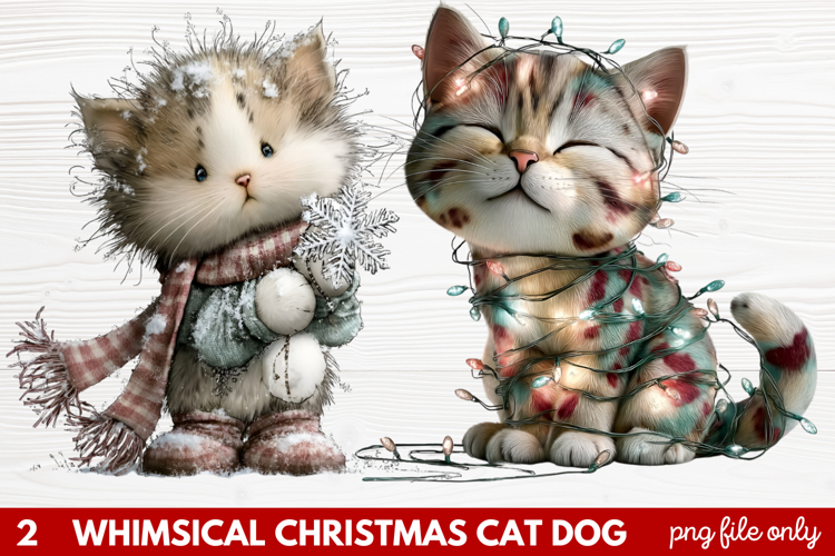 Christmas Dog Clipart Image 12