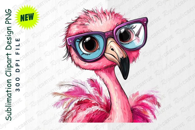 Flamingo Clipart Image 22