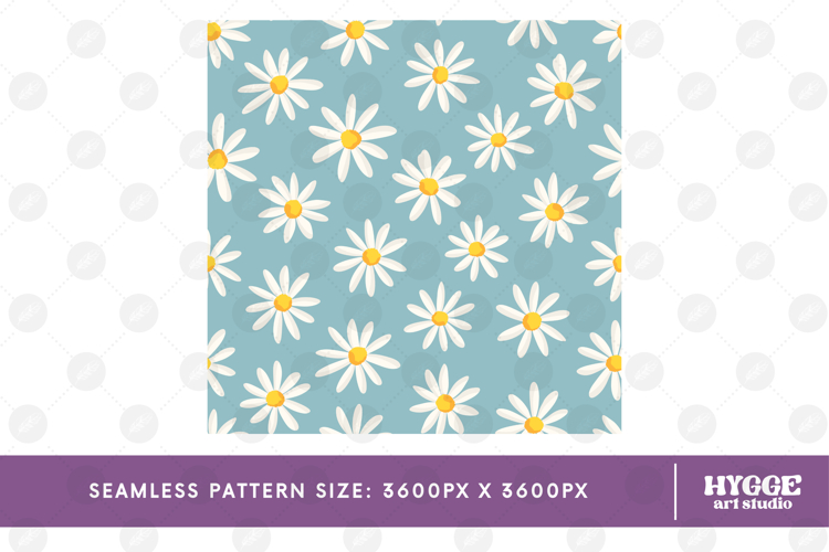 Retro Flowers Seamless Pattern Floral Png Sublimation Daisy