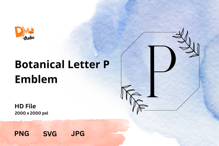 Floral Letter Svg Image 21