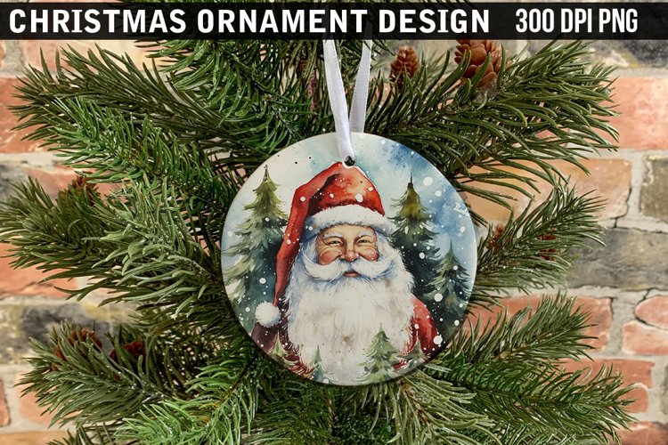 Christmas Ornament Sublimation PNG Design