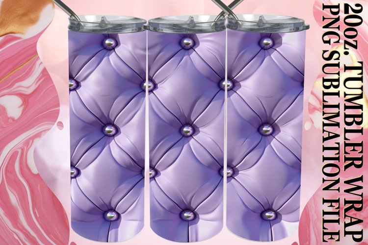 Patterned Puff Tumbler Design