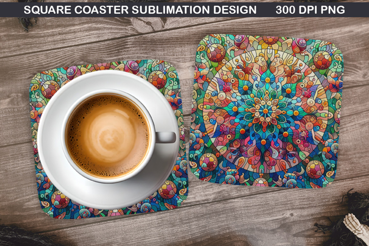 Dolphin Coaster Sublimation, Summer Coaster PNG Design