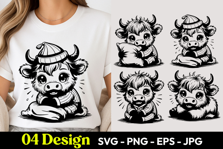 Baby Cow Svg Image 12