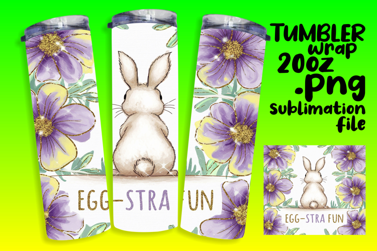 20oz Tumbler Template for Any Occasion , Easter
