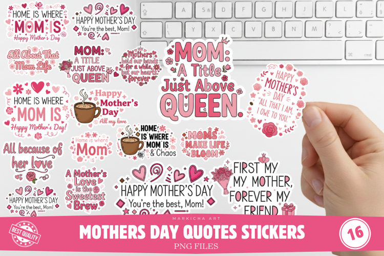 Mothers Day Quotes Stickers