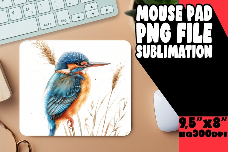 Birds on Branches Spring Mouse Pad Sublimation