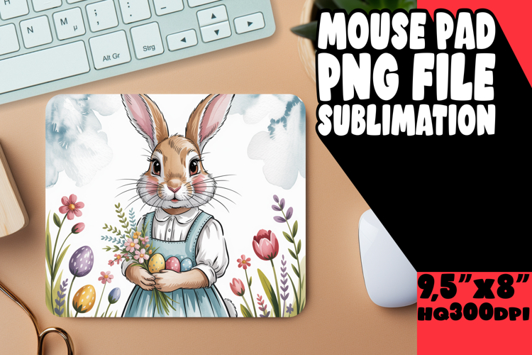 UNIQUE DESK MAT PLAYFUL MAGIC, Easter Bunny