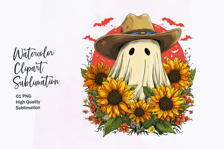 Watercolor Sunflower Clipart Image 2