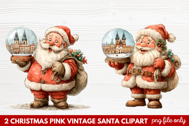 Cute Santa Clipart Image 14