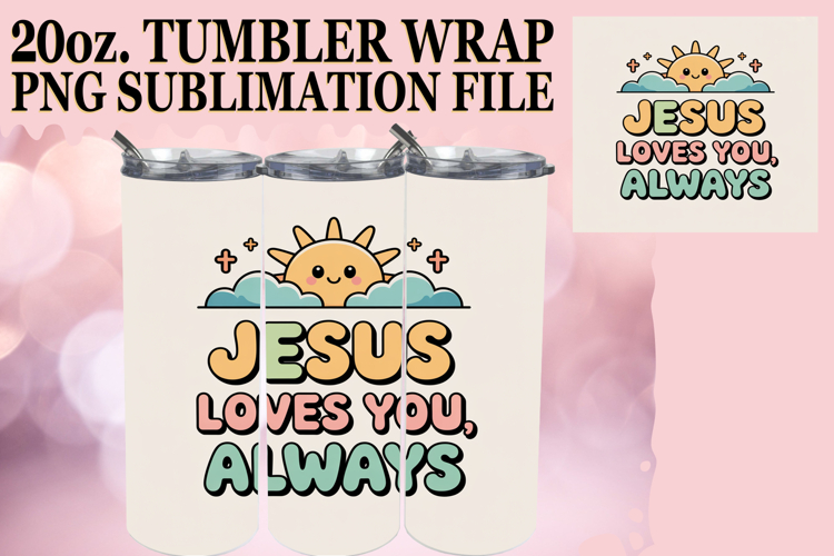 Magical Gifts 20oz tumbler wrap, Religious