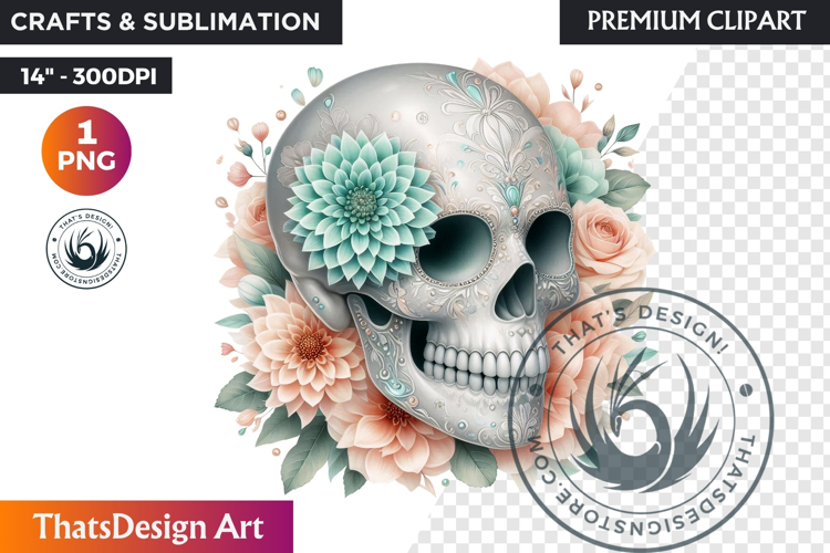 Sugar Skull Clipart Image 12