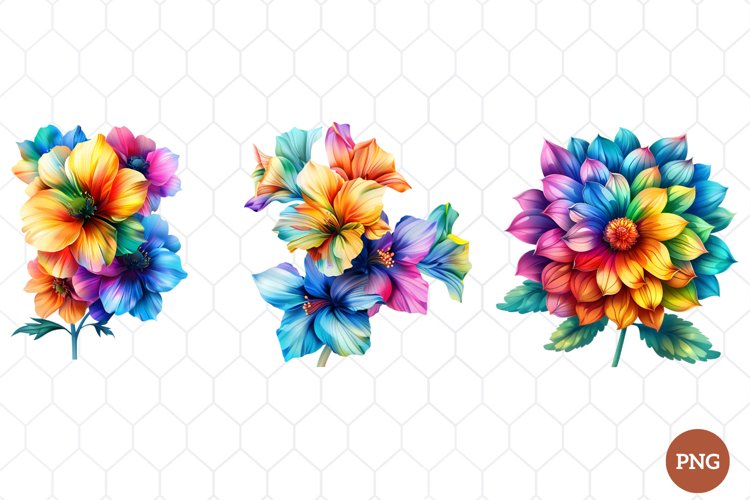 Watercolor Wildflowers Clipart